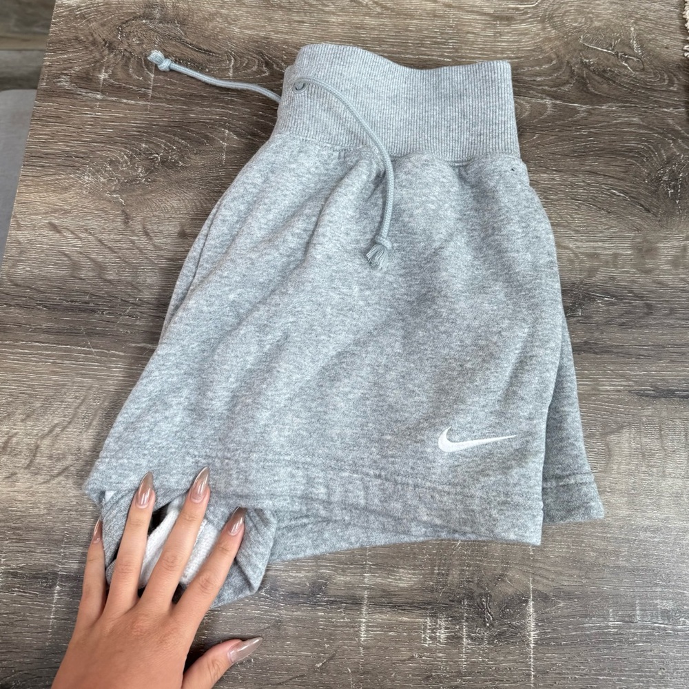 Nike Women's Gray Sweatpant Shorts